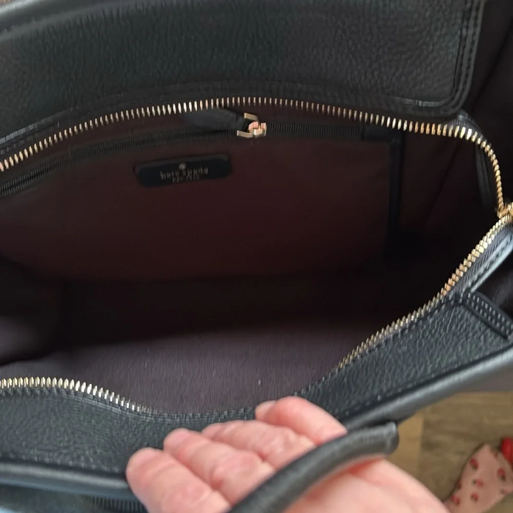 Kate spade black pebble shoulder bag